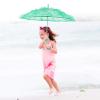 Wedding Lace Umbrella, Bridal Umbrella, Elegant and Stylish for Photo Booth Props(green) view 2