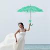 Wedding Lace Umbrella, Bridal Umbrella, Elegant and Stylish for Photo Booth Props(green) view 3