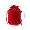 JKPOWER Velvet Dice Bags Tarots Cards Deck Storage Bag Toy Jewelry Drawstring Package Drawstring Bag Black view 2