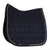HORZE Marquess Quilted Quick-Dry Dressage Saddle Pad with Crystal Trim - Dark Navy - Horse view 3