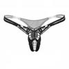 Cikyoo Women Sexy Panties Embroidery Butterfly G-String Thong Strappy Briefs Underwear Lingerie Tangas T-Back Panty Black view 1