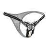 Cikyoo Women Sexy Panties Embroidery Butterfly G-String Thong Strappy Briefs Underwear Lingerie Tangas T-Back Panty Black view 3