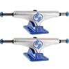 Silver Trucks M-Class Hollow Polished / Blue Skateboard Trucks - 5.0" Hanger 7.75" Axle (Set of 2) view 1