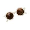 Fashion Kids Toddler Unisex Baby Retro Sunglasses Ultraviolet-proof Round Glasses Eyeglasses for Children 1-8T (White, One Size fits 1-8T) view 1
