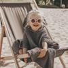 Fashion Kids Toddler Unisex Baby Retro Sunglasses Ultraviolet-proof Round Glasses Eyeglasses for Children 1-8T (White, One Size fits 1-8T) view 2