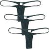 OROCOJUCO Men Modal Bulge Thong Underwear Male Slim Pouch T-back String Tangas 3-Pack(Dark Green) XL view 1