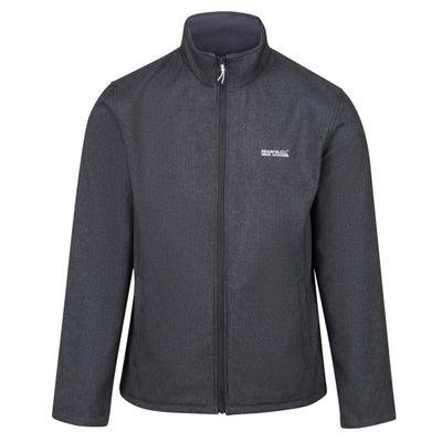 Regatta Mens Cera V Wind Resistant Soft Shell Jacket (XL) (Seal Grey Marl)