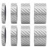 VGEBY Headset Stem Washer, 2 Set 5/10/15/20mm Lightweight Carbon Fiber Mountain Road Headset Front Fork Spacer Stem Washer Cycling Accessory(Silver) and Spare Supplies view 1
