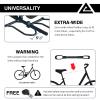 Leader Accessories 2-Bike Platform Style Hitch Mount Bike Rack, Tray Style Bicycle Carrier Racks Foldable Rack for Cars, Trucks, SUV and Minivans with 2" Hitch Receiver - Quick Hitch Pins Design view 2