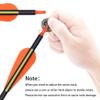 Carbon Arrow Hunting Arrows with 100 Grain Tip and Removable Tips for Archery Compound & Recurve & Traditional Bow Practice Shooting Targeting view 3