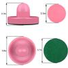Air Hockey Pushers and Pink Air Hockey Pucks, Goal Handles Paddles Replacement Accessories for Game Tables (4 Striker, 4 Puck Pack) (Pink & Pink) view 2
