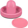 Air Hockey Pushers and Pink Air Hockey Pucks, Goal Handles Paddles Replacement Accessories for Game Tables (4 Striker, 4 Puck Pack) (Pink & Pink) view 3