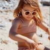 Fashion Kids Toddler Unisex Baby Retro Sunglasses Ultraviolet-proof Round Glasses Eyeglasses for Children 1-8T (Pink, One Size fits 1-8T) view 2