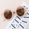 Fashion Kids Toddler Unisex Baby Retro Sunglasses Ultraviolet-proof Round Glasses Eyeglasses for Children 1-8T (Pink, One Size fits 1-8T) view 3