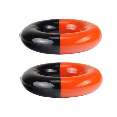 TOYANDONA 2pcs Golf Weighted Swing Rings Durable and Training Aid for Warm-up and Muscle Strengthening Improve Swing Mechanics for Golf Clubs