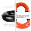 TOYANDONA 2pcs Golf Weighted Swing Rings Durable and Training Aid for Warm-up and Muscle Strengthening Improve Swing Mechanics for Golf Clubs view 3