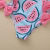 Infant Toddler Baby Girl Swimsuit Halter Sleeveless Watermelon Bowknot One Piece Onesie Bathing Suit Summer Clothes Outfit (Pink, 18-24 Months) view 4