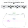HORZE Marquess All Purpose Quilted Quick-Dry Saddle Pad with Crystal Trim - Dark Navy - Horse view 3
