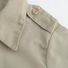 GRANDWISH Boys Short Sleeve Button-Down Shirt, Kids Work Shirt, Khaki Size 8 view 2