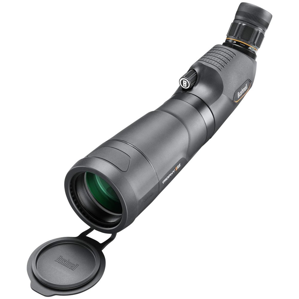 Bushnell Trophy Xtreme Spotting Scope 20-60x65 45 Degree Angled Scope with Multi-Coated Optics, Waterproof, Rubber Armor - Black