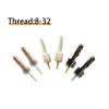 Bore Baby.223Cal 5.56mm AR Chamber Brushes-2 Nylon 2 Mop and 2 Bronze Chamber Brushes for .223 Caliber Firearms Cleaning (6 Packs view 2