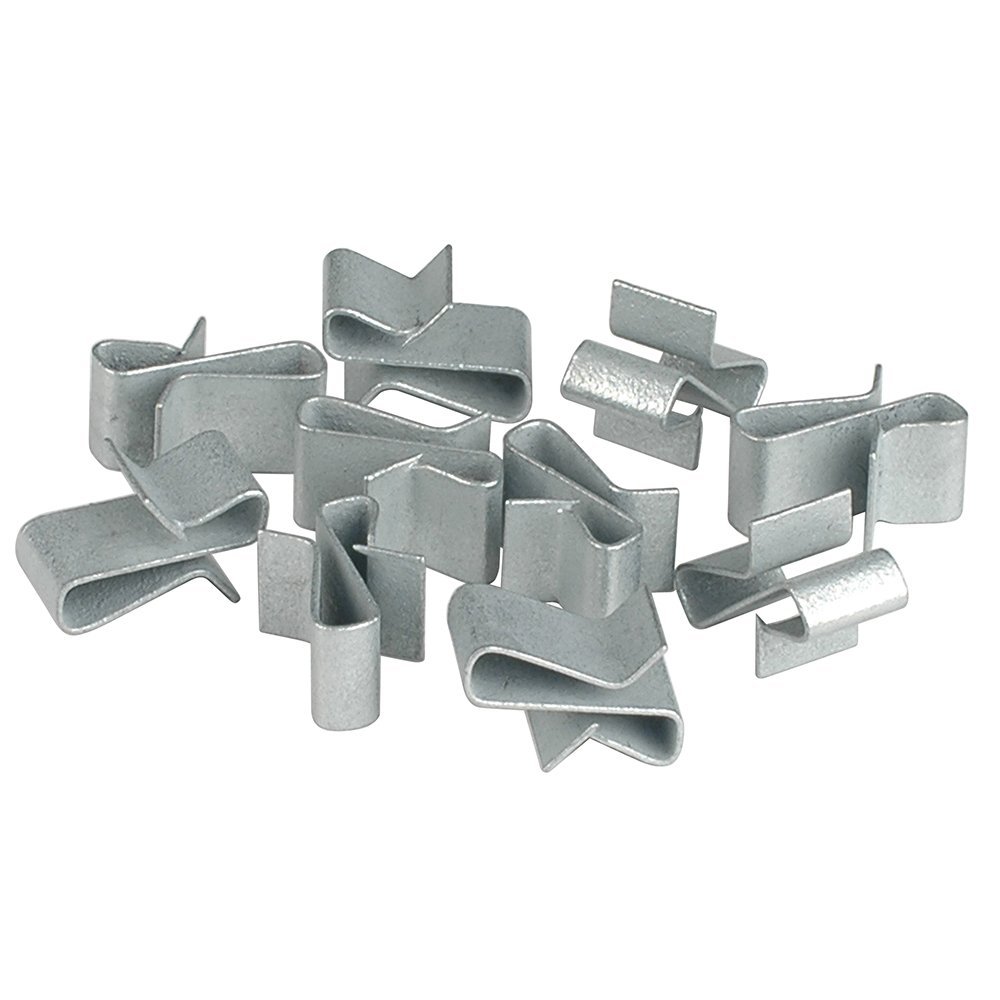 SuperJock 0.37 in. Wide Trailer Frame Clips Zinc - Pack of 10