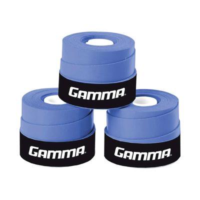 Gamma Sports Supreme Tac Baseball Grip Wrap (3 Pack)  Tacky, Absorbent, Non-Slip, Easy to Apply  Great for Any Size Handle, Aluminum or Wood Bat, Blue