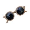 Fashion Kids Toddler Unisex Baby Retro Sunglasses Ultraviolet-proof Round Glasses Eyeglasses for Children 1-8T (Coffee, One Size fits 1-8T) view 1