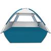 COMMOUDS Beach Tent Sun Shade for 3/4-5/6-7/8-10 Person, UPF 50+ Beach Sun Shelter Canopy Tent, Lightweight, Easy Set Up and Carry view 1
