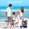COMMOUDS Beach Tent Sun Shade for 3/4-5/6-7/8-10 Person, UPF 50+ Beach Sun Shelter Canopy Tent, Lightweight, Easy Set Up and Carry view 3