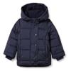 Amazon Essentials Girls' Heavyweight Hooded Puffer Coat, Water-Resistant, Navy, X-Small view 1