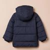 Amazon Essentials Girls' Heavyweight Hooded Puffer Coat, Water-Resistant, Navy, X-Small view 3