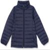 Amazon Essentials Toddler Girls' Lightweight Water-Resistant Packable Mock Puffer Jacket, Navy, 2T view 1