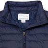 Amazon Essentials Toddler Girls' Lightweight Water-Resistant Packable Mock Puffer Jacket, Navy, 2T view 2