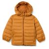 Amazon Essentials Boys' Lightweight Water-Resistant Packable Hooded Puffer Jacket, Light Brown, Medium view 1