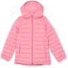 Amazon Essentials Girls' Lightweight Water-Resistant Packable Hooded Puffer Jacket, Bright Pink, X-Large view 1