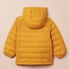Amazon Essentials Boys' Lightweight Water-Resistant Packable Hooded Puffer Jacket, Golden Yellow, X-Small view 3