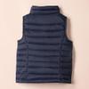 Amazon Essentials Girls' Lightweight Water-Resistant Packable Puffer Vest, Navy, X-Small view 3