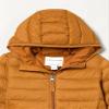 Amazon Essentials Boys' Lightweight Water-Resistant Packable Hooded Puffer Jacket, Insulated, Light Brown, Large view 4