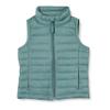 Amazon Essentials Girls' Lightweight Water-Resistant Packable Puffer Vest, Green, Medium view 1