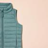 Amazon Essentials Girls' Lightweight Water-Resistant Packable Puffer Vest, Green, Medium view 2