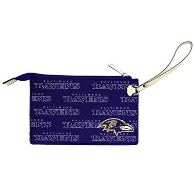 Littlearth NFL Baltimore Ravens Victory Wristlet, Team Color, 9" x 6.5"