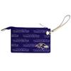 Littlearth NFL Baltimore Ravens Victory Wristlet, Team Color, 9" x 6.5" view 1