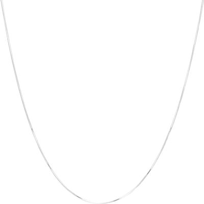Next Level Jewelry Sterling Silver Snake Chain Necklace, 18 inches, Diamond-Cut, Unisex, Adult