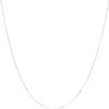 Next Level Jewelry Sterling Silver Snake Chain Necklace, 18 inches, Diamond-Cut, Unisex, Adult view 1