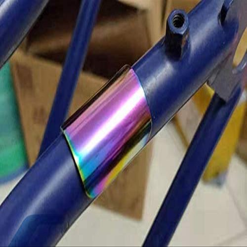 London Craftwork Titanium Rear Triangle Frame Protector for Brompton 3g only Electroplating