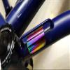 London Craftwork Titanium Rear Triangle Frame Protector for Brompton 3g only Electroplating view 2