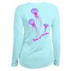 Born of Water Jellyfish Scuba Diving Shirt: Women's UV UPF+ 50 Long Sleeve - Light Blue - M view 1