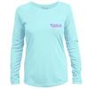 Born of Water Jellyfish Scuba Diving Shirt: Women's UV UPF+ 50 Long Sleeve - Light Blue - M view 3