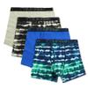 Calvin Klein Kids Boys' Modern Cotton Boxer Brief Underwear 4-Pack, Cool Tiedye/Victoria Blue/Black Tiedye/Heather Grey, X-Small